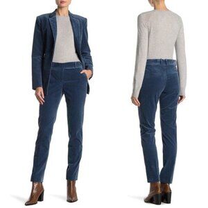 Theory Modern Corduroy Slim Trouser in Blue Metal